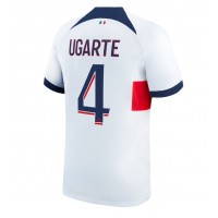 Dres Paris Saint-Germain Manuel Ugarte #4 Gostujuci 2023-24 Kratak Rukav